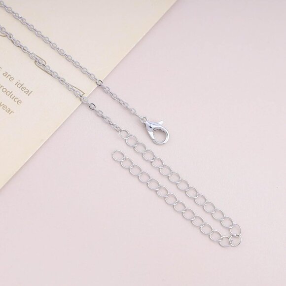 Stylish Y Drop Crystal Necklace with Rainbow Rhinestone – Perfect Gift for Women - Picture 6 of 7